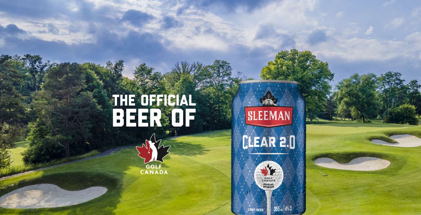 The offical beer of Golf Canada.