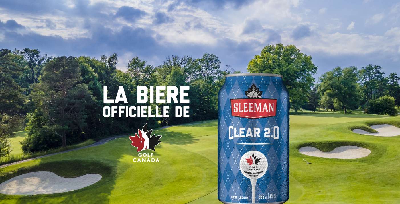 La biere officielle de Golf Canada.