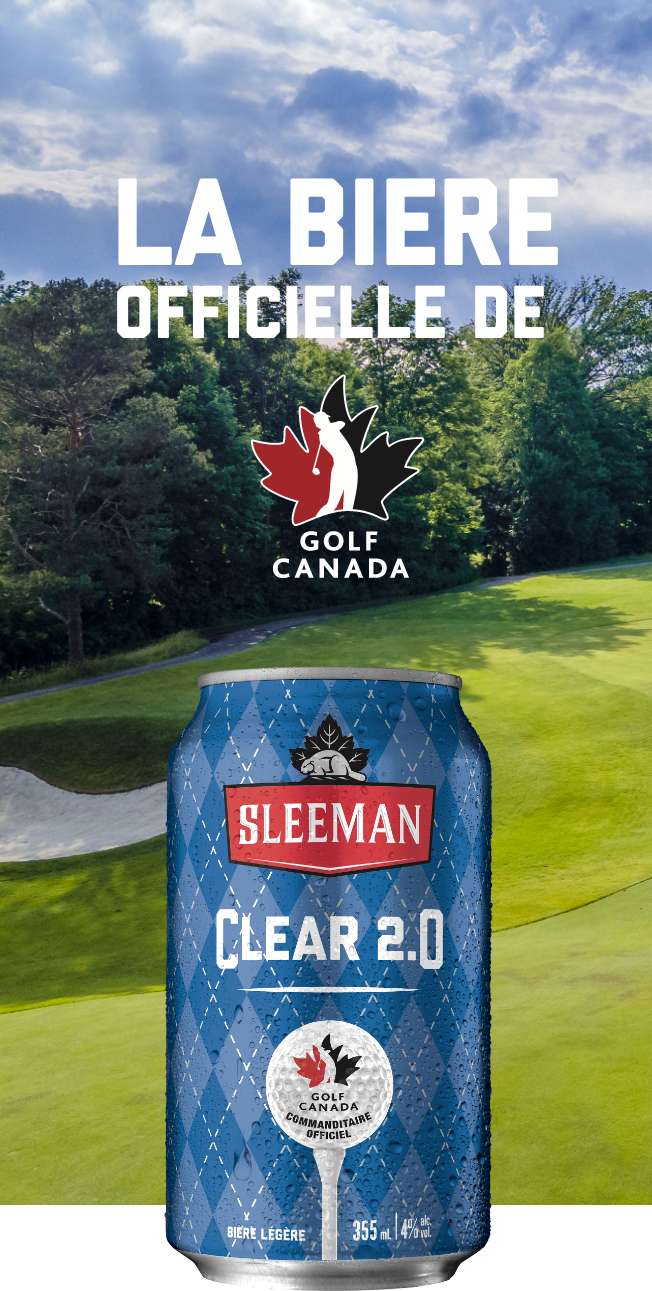 La biere officielle de Golf Canada.