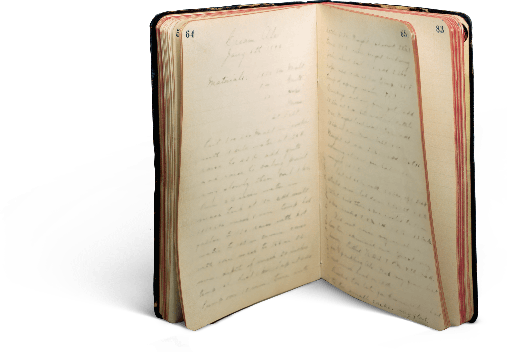 The original Sleeman family recipe book.