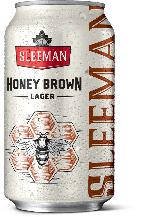 Can of Honey Brown Lager
