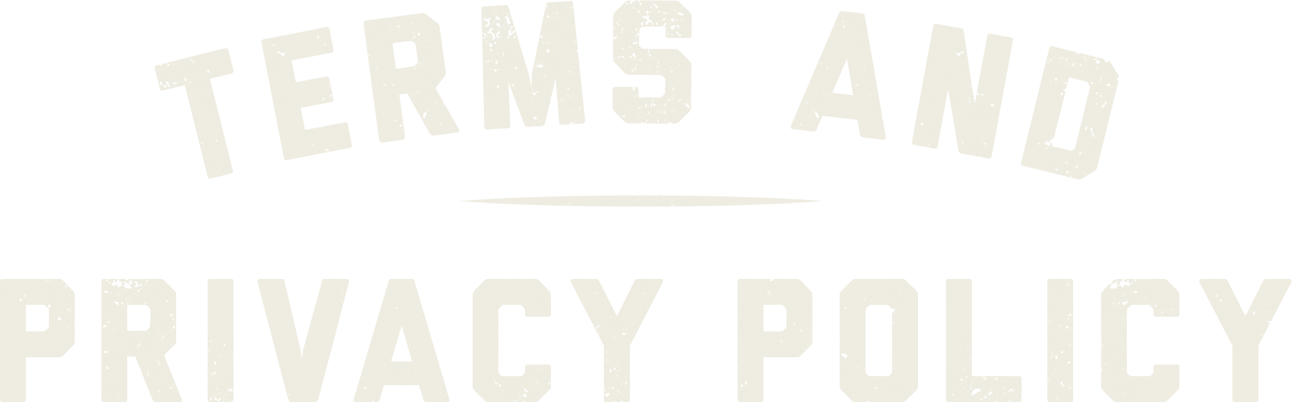 Terms and Privacy Policy