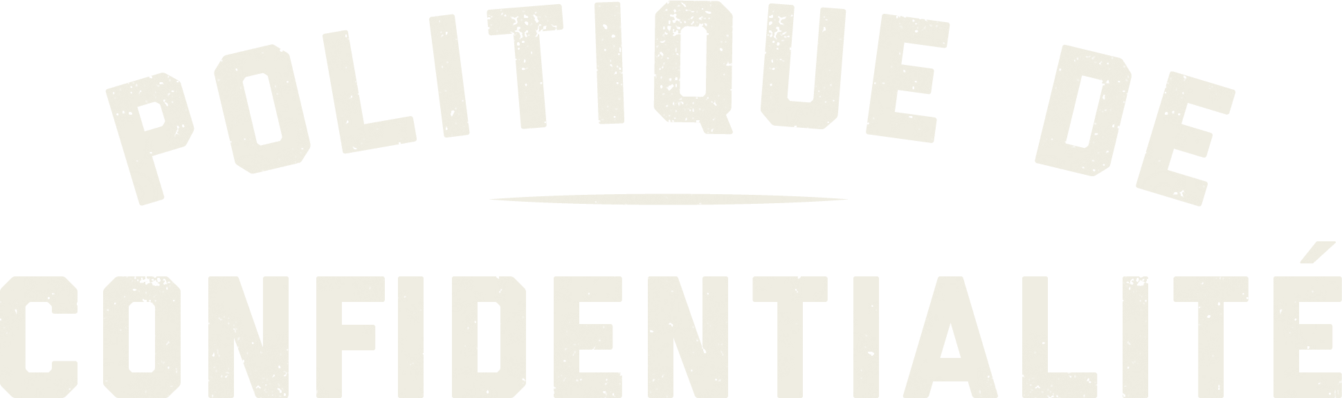 Politique de confidentialité
